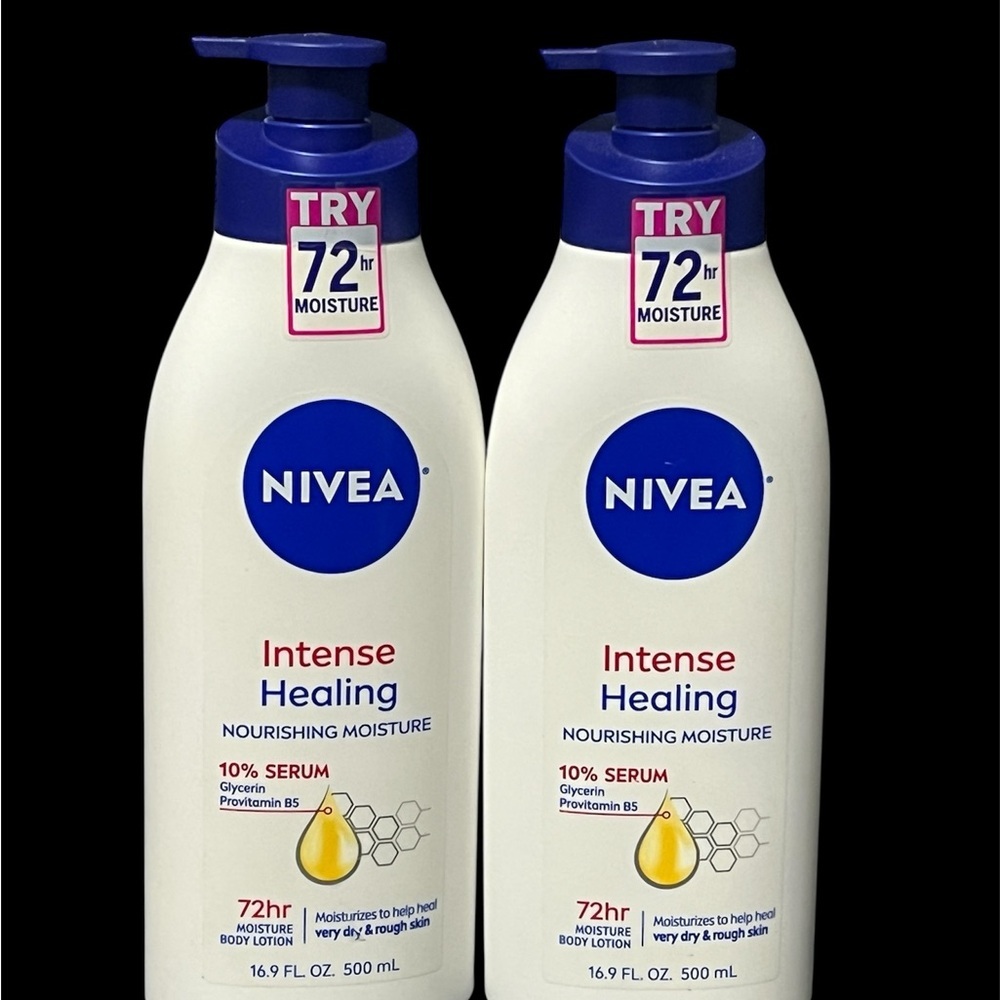 Unisex Nivea Intense Healing Body Lotion - White and Blue